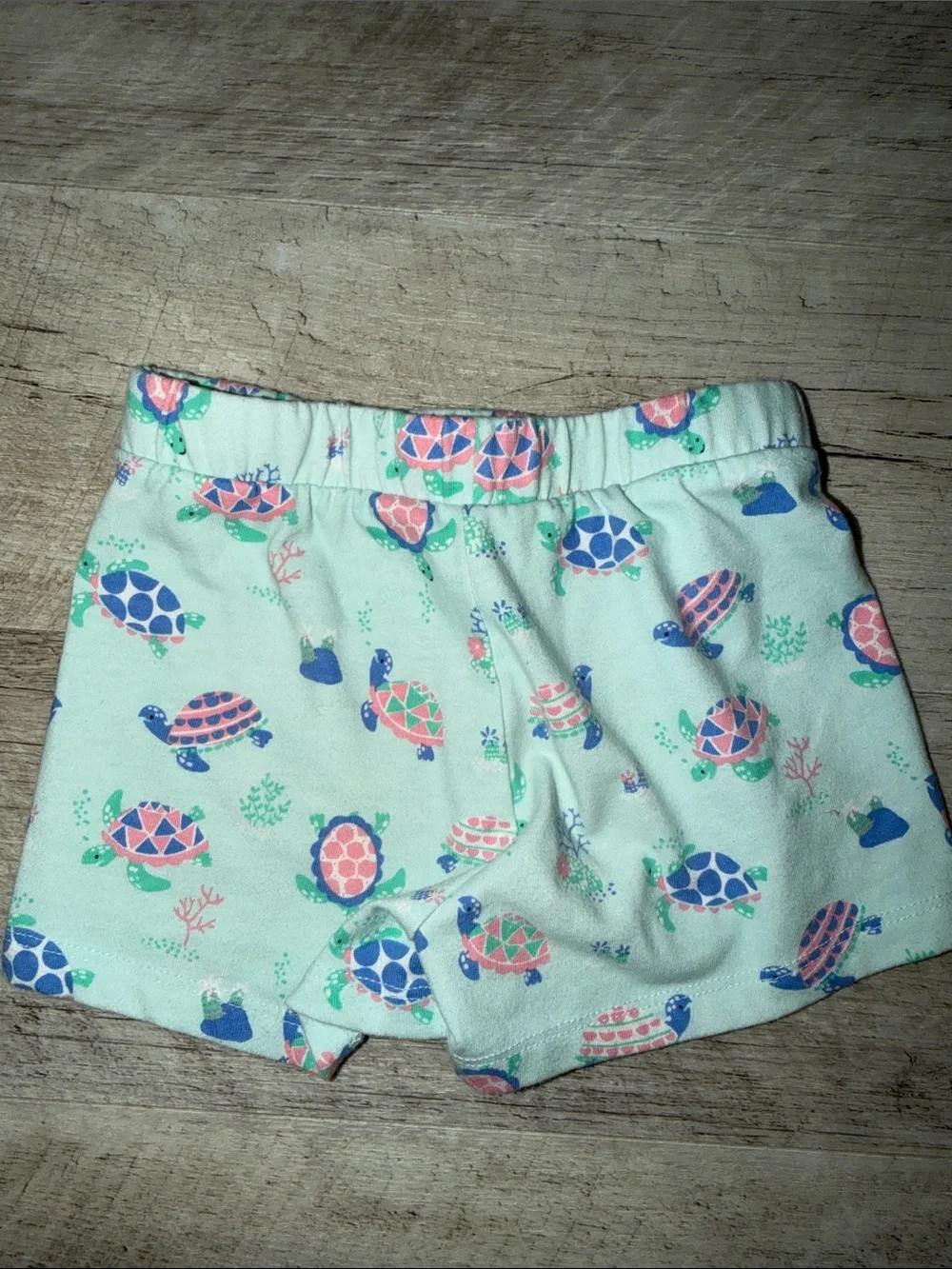 The Children's Place White Tank & Blue Turtle Print Matching Set